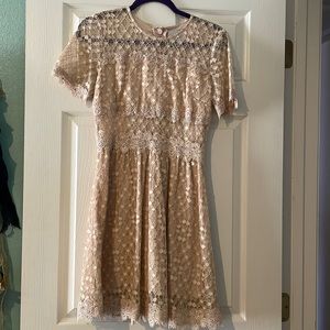 Nude lace J.O.A dress size small